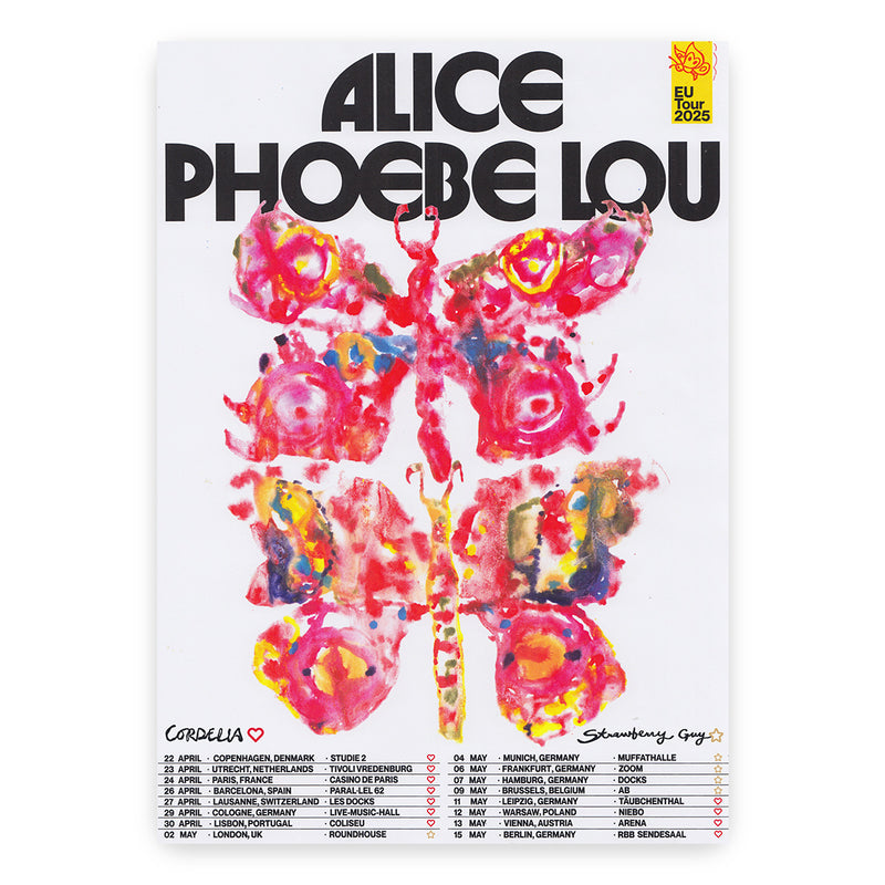 Alice Phoebe Lou European Tour Poster 2025