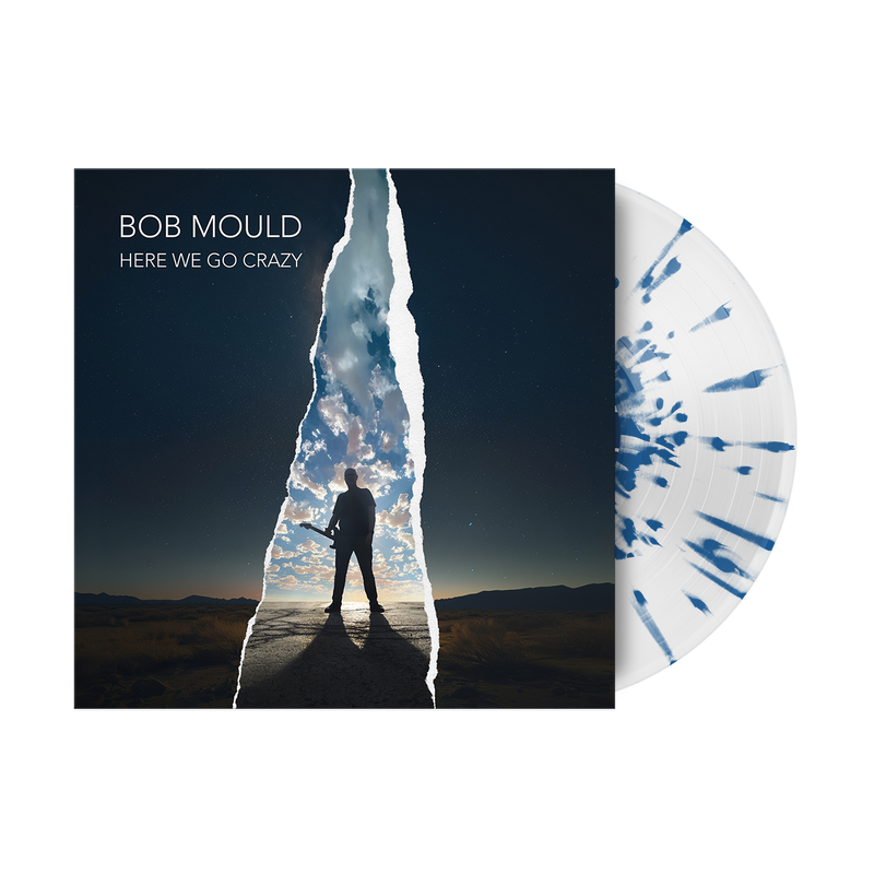 (PRE-ORDER) Here We Go Crazy Limited Edition Clear With Blue Splatter LP + Silhouette T-Shirt Bundle