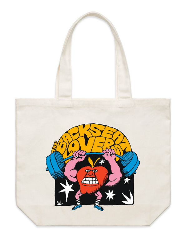 Weightlifting Apple Totebag