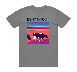 Without A Sound Cow Grey T-Shirt