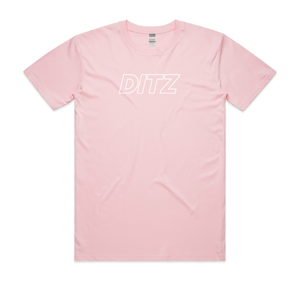 DITZ Logo Pink T-Shirt