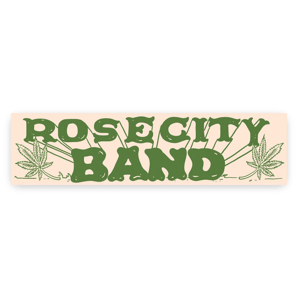 Rose City Band Bumper Sticker Transparent