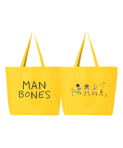 Tenacious D Man Bones Totebag Totebag- Bingo Merch Official Merchandise Shop Official