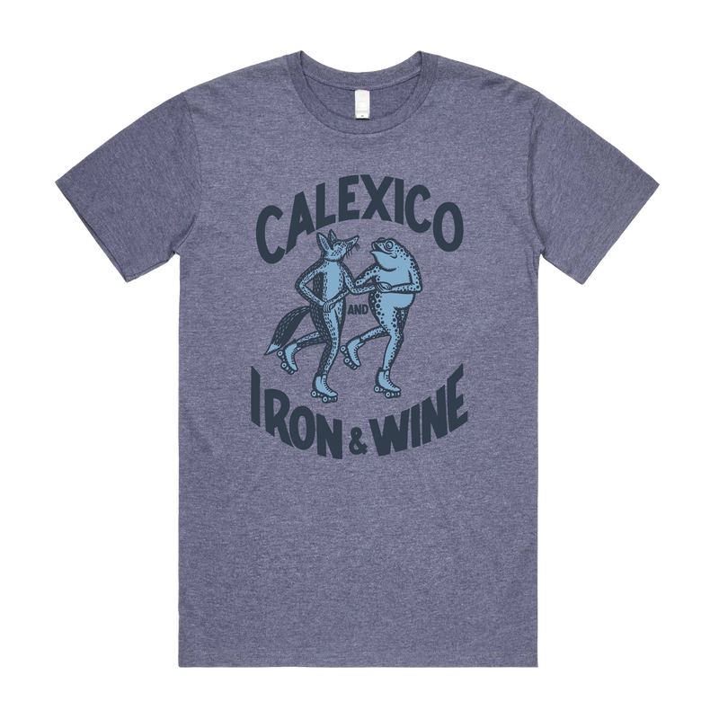 Calexico and Iron & Wine Fox & Toad T-Shirt- Bingo Merch Official Merchandise Shop Official