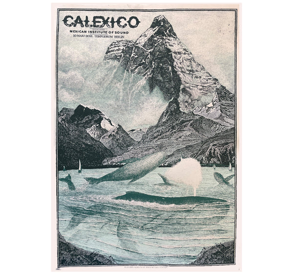 Calexico Berlin Tempodrom 2018 Poster