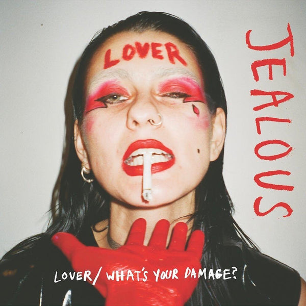 Lover / What's Your Damage? Lipstick Red LP