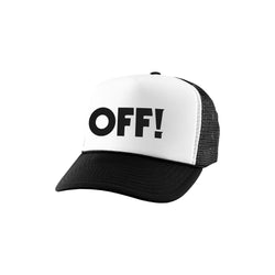 (PRE-ORDER) OFF! Logo Trucker Hat (Black/White) - Bingo Merch