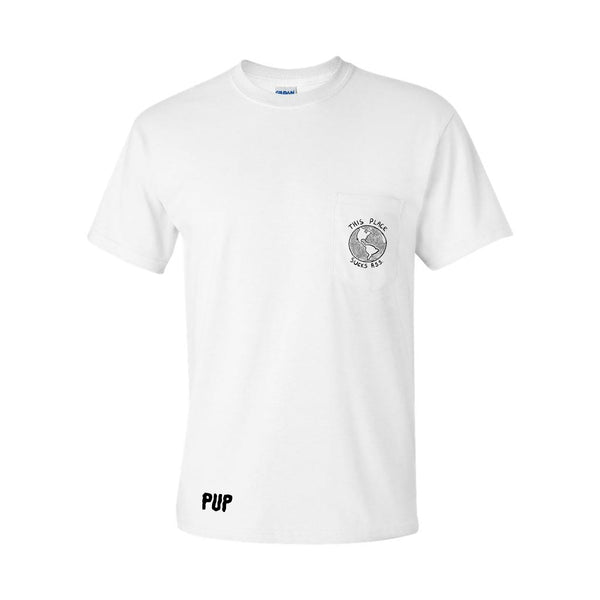 Earth Shirt Pocket T - White
