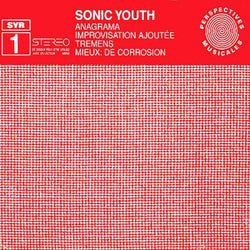 Sonic Youth SYR 1: Anagramma CD CD- Bingo Merch Official Merchandise Shop Official