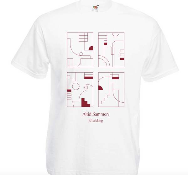 Efterklang Altid Sammen White T-Shirt- Bingo Merch Official Merchandise Shop Official