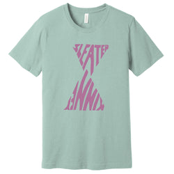 Sleater Kinney Triangles Dusty Blue T-Shirt- Bingo Merch Official Merchandise Shop Official