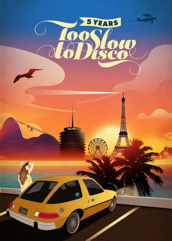 5 Years of Too Slow to Disco Art Print Limited Edition