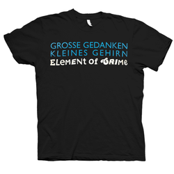 Element Of Crime Grosse Gedanken T-Shirt- Bingo Merch Official Merchandise Shop Official