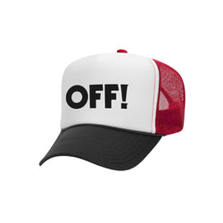 OFF! Logo Trucker Hat (Red/Black/White)
