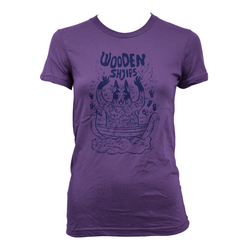 Wooden Shjips West Purple - girls T-shirt- Bingo Merch Official Merchandise Shop Official