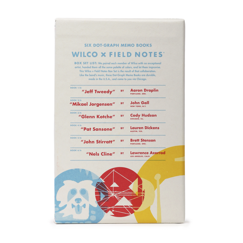 Wilco Wilco x Field Notes Box Set Other- Bingo Merch Official Merchandise Shop Official
