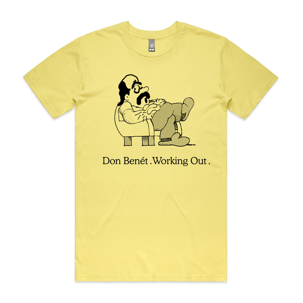 Donny Benét Working Out T-Shirt- Bingo Merch Official Merchandise Shop Official